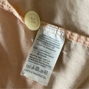 Madewell 100% Cotton Embroidered Oversized Pajama Shirt Dress Medium thumbnail 4