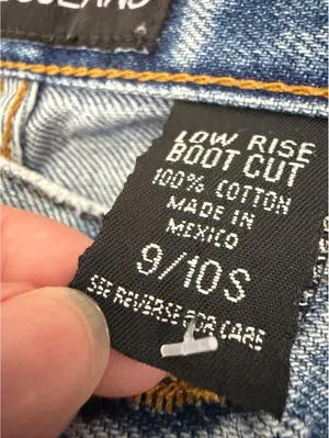 Express Low Rise Boot Cut Jeans thumbnail 7