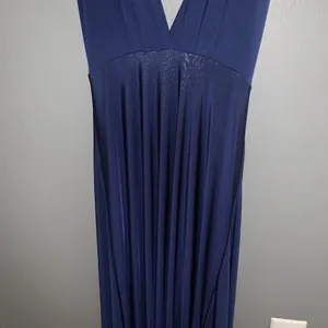 Lulu's Blue wrap Maxi Dress thumbnail 9