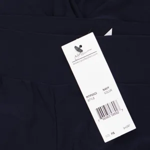 NWT Ny Collection Petite Mid Rise Pull On Wide-Leg Palazzo Pants Navy Blue SP thumbnail 6