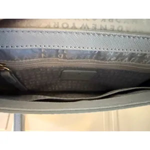 Kate Spade New York Light Blue Leather Crossbody Bag Gold party cocktail casual thumbnail 10