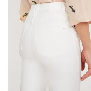 NWT Madewell Cali Demi-Boot Jeans Raw-Hem Jeans White asZ-36 thumbnail 5