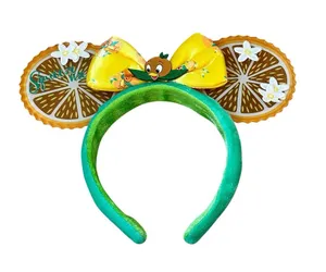 Disney Parks 2022 Epcot Flower & Garden Festival Orange Bird Ear Headband thumbnail 1