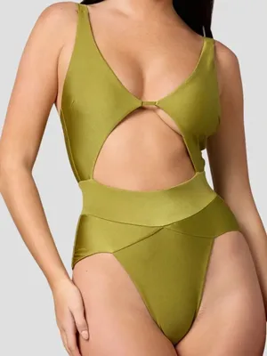 MBM SWIM Aspire One Piece Olive S NWT thumbnail 1