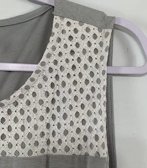 Ago Sweet Grey Sleeveless Tunic Top Size XL thumbnail 2