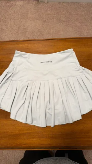 Light Blue Gold Hinge Skirt thumbnail 3
