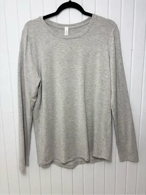 lululemon athletica Heather Gray Crewneck‎ Pullover thumbnail 1