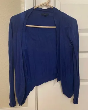 3 for $15! Gap cardigan royal blue sweater thumbnail 1