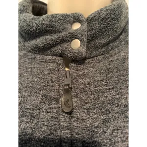 Lauren Ralph Lauren Gray Fleece Vest Womens 2X Full Zip Sherpa Cozy Quiet Luxury thumbnail 3