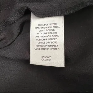 NWT Open Edit Black Asymmetrical Cowl Neck Satin Camisole Top Size Large thumbnail 8