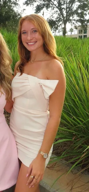 Pink Bow Dress Size XS thumbnail 1