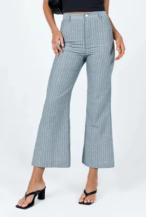 Princess Polly stripe pants thumbnail 1
