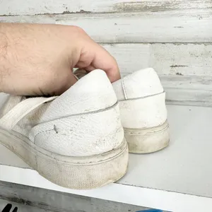 Frye Shoes Womens Leather Sneakers White Casual Low Top Lace Up Gates Size 8 thumbnail 2