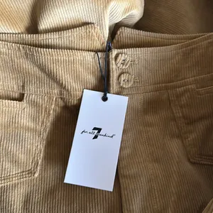 NWT 7 for all mankind Brown Corduroy Wide Leg Jeans SZ-26 thumbnail 7
