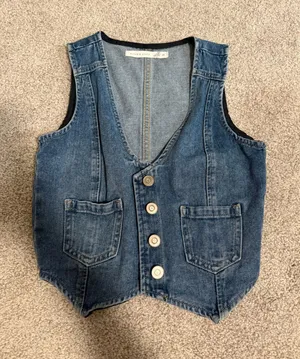 Altar'd State Denim Top thumbnail 1