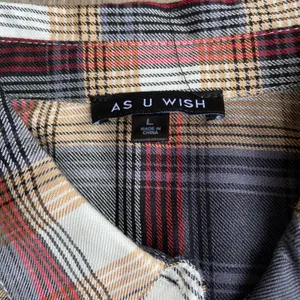 As U Wish Womens Dress Size Large Sleeveless Plaid Brown Shirt Tiered NEW‎ thumbnail 6