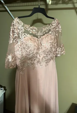 New Blush Pink Mother Of The Groom Dress thumbnail 3