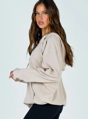 Princess Polly oversized zip up jacket thumbnail 3