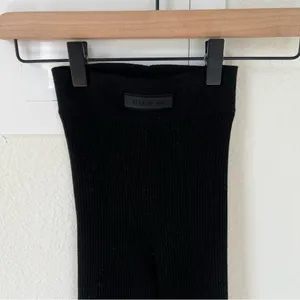 New Fear Of God Essentials Ribbed Legging in Black thumbnail 5