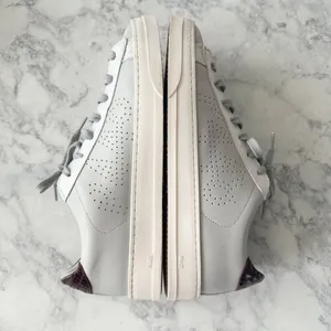 P448 Jack Perforated Sneaker in Gray Lilac thumbnail 4