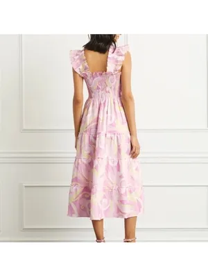 Hill House Home The Ellie Nap Dress in Pink Candy Kaleidoscope Women’s size XS thumbnail 15