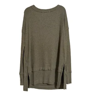 Free People $68 We The Free North Shore Long Sleeve Thermal Top Oversized S thumbnail 3