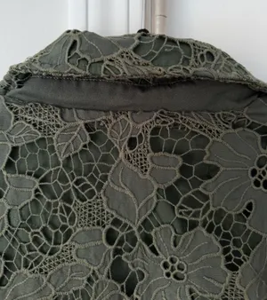 Anthropologie Dolan Lace Moto Jacket, Size M thumbnail 12