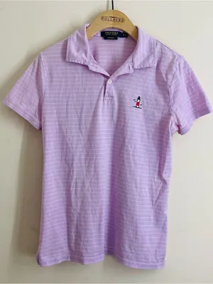 Polo Golf Ralph Lauren Nantucket Sankaty Head Golf Club Polo size M Lavender thumbnail 1