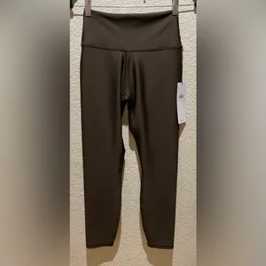 Alo Yoga NWT High-Waisted Airlift Leggings in Expresso Brown Size M thumbnail 3