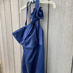 Sena Halter Dress‎ Blue Size L thumbnail 4