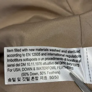 Zara Womens M Jacket Down Puffer Bronze‎ Brown Hooded Oversized Long EUC Pockets thumbnail 11
