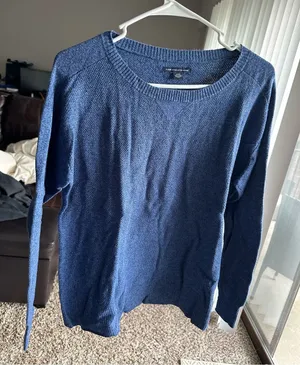 American Eagle Women’s Blue Crewneck Sweater thumbnail 1