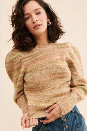 LoveShackFancy Aquarius Pullover Sweater Multicolor Small Women thumbnail 1