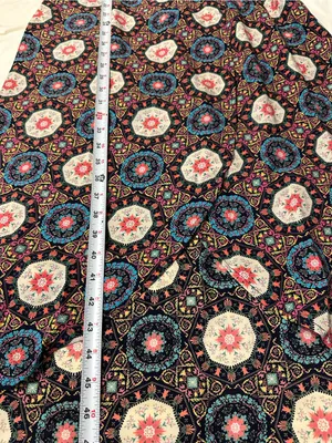 Fraiche by J Nadia Faux Wrap Boho Printed Long Sleeve Midi Dress - NWT - Size S thumbnail 15