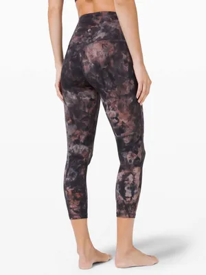 LULULEMON Unlimit High Rise Crop 23” Leggings Size 10 thumbnail 3