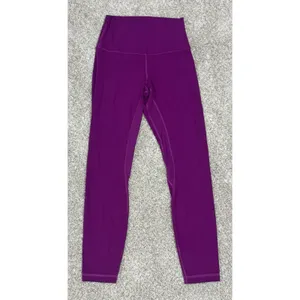 Lululemon Align High Rise Leggings Vivid Plum Purple Full Length 25” Size 4 thumbnail 4