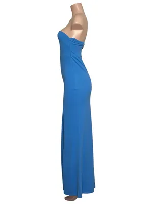 BHLDN Adalynn Strapless Gown, Cerulean Blue, XS thumbnail 5