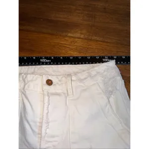NSF Mid Rise Button Fly Straight‎ Distressed Flare Leg Jeans thumbnail 5