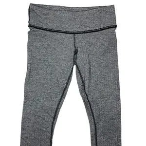 lululemon athletica Dark Gray leggings herringbone activewear workout size xs thumbnail 3
