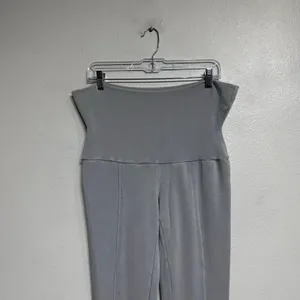 Urban Outfitters Out From Under Gray Fold Over Seamed Flare Leggings Sz M thumbnail 3