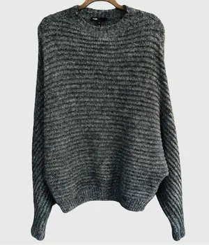 NWOT Maje Mousee Gris Oversized Sweater thumbnail 4