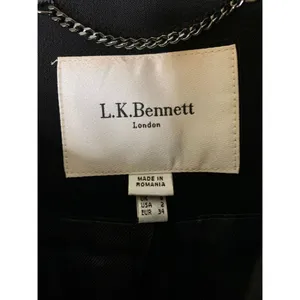 LK Bennett JK Lupin blazer jacket black women's size 2 NEW WITH TAGS thumbnail 3