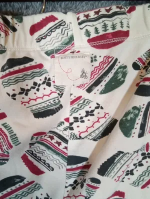 Burt's Bees Baby Womens Set Pajamas All Over Print Mittens Organic Cozy Sz Small thumbnail 9