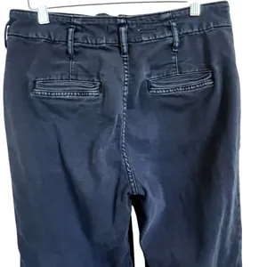 PILCRO THE LETTERPRESS Wide Leg Blue Pants Exposed Buttons Women’s Size 28 thumbnail 4