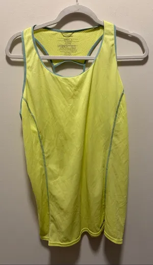 Patagonia Neon Yellow Racerback Active Tank XL thumbnail 1