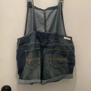 Levi’s shortalls in medium dark wash 1990’s style coverall s Medium thumbnail 6