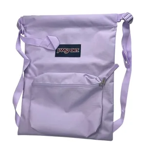 NWT - JanSport Draw Sack Lavender Purple Drawstring Backpack Bag thumbnail 1