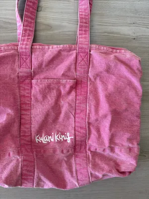 Kulani Kini’s Pink Canvas Tote Bag thumbnail 2