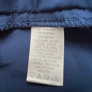 LISA RINNA Collection Blue Scrubs Jogger Pants, Size XS thumbnail 4