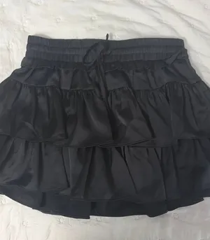 Day + Moon Ruffle Skirt black thumbnail 1